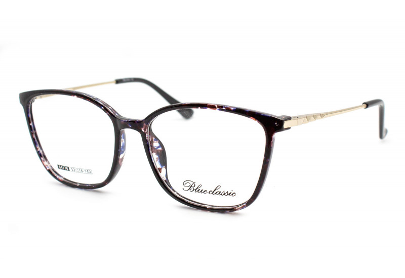 Модні пластикові окуляри з оправи Blue Classic 64176